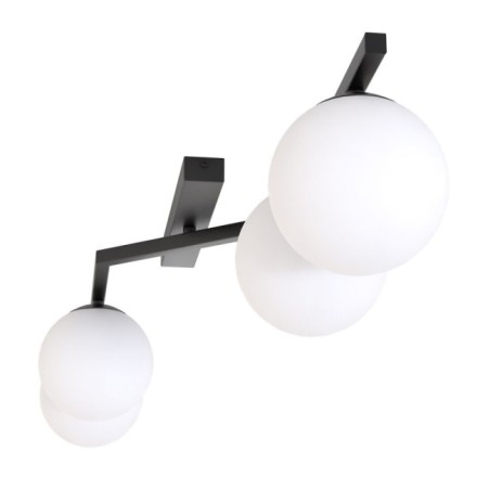 Lampe de plafond Aurelis opale (4 lumières)