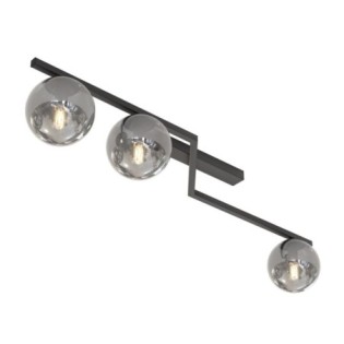 Lampe de plafond Aurelis graphite (3 lumières)
