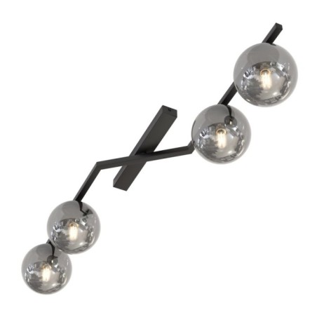 Lampe de plafond Aurelis graphite (4 lumières)