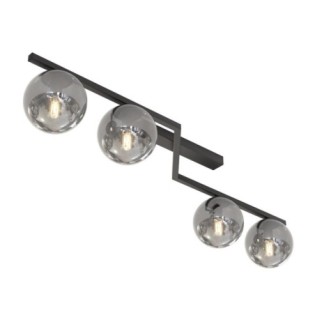 Lampe de plafond Aurelis graphite (4 lumières)