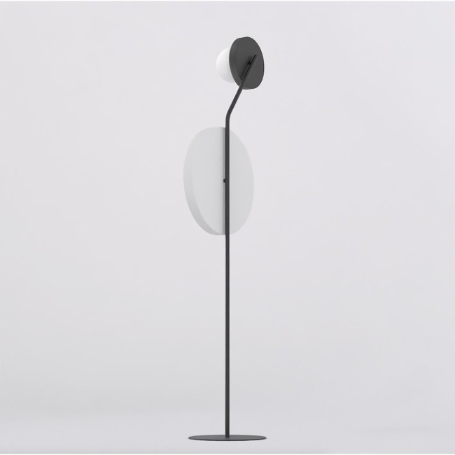Lampe sur pied Novara noir et blanc (2 lumières)