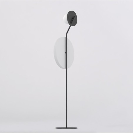 Lampe sur pied Novara noir et blanc (2 lumières)