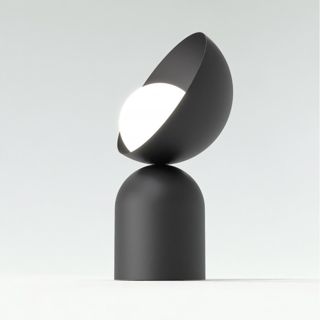 Lampe de table Lorenza noire.