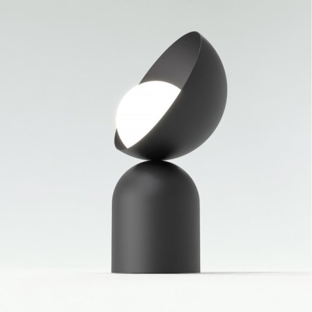 Lampe de table Lorenza noire.