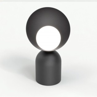 Lampe de table Lorenza noire.