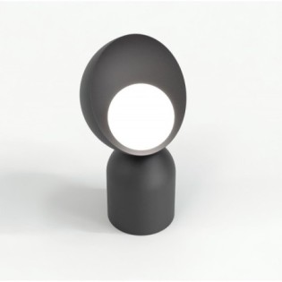 Lampe de table Lorenza noire.