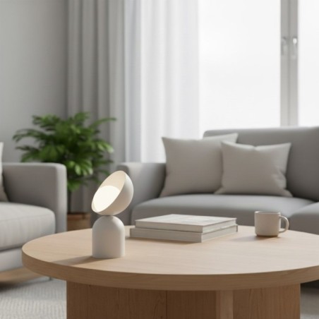 Lampe de table Elvia moka.