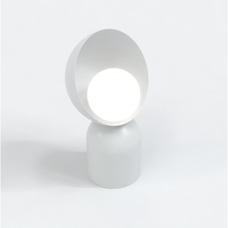 Lampe de table Elvia grise.