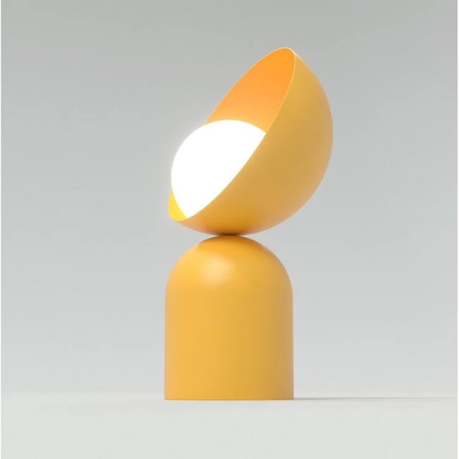 Lampe de table Elvia orange.