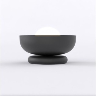 Lampe de table Fenko noire.