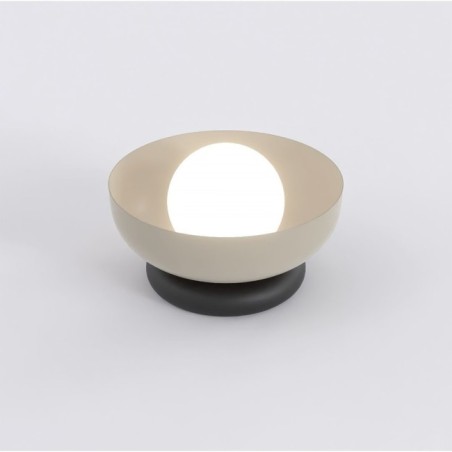 Lampe de table Fenko moka+noir.