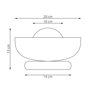 Lampe de table Fenko gris+noir.