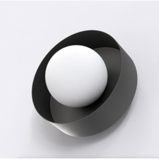 Applique mural Tenzo noir.