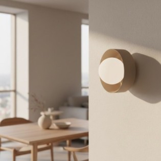 Applique murale Fenko moka.