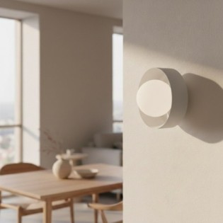 Applique mural Fenko orange.