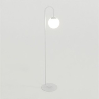 Lampe sur pied Malvi gris.