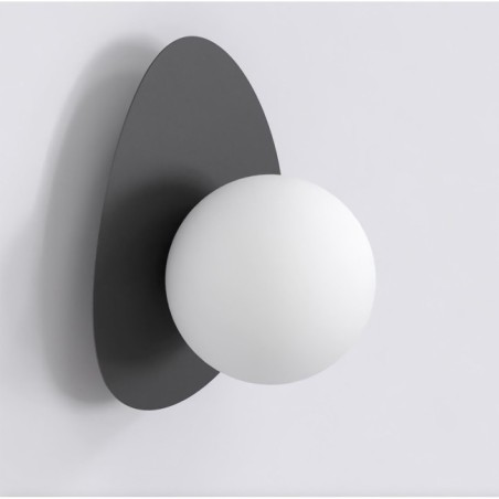 Applique mural Neru noir.