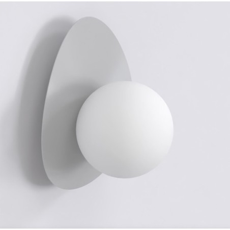 Applique mural Neru gris.