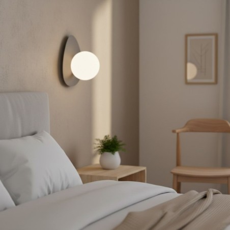 Applique mural Neru gris.