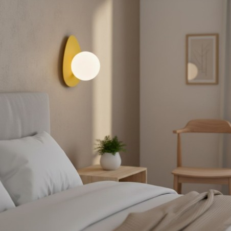 Applique mural Neru orange.