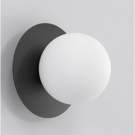 Applique mural Zalko noir.