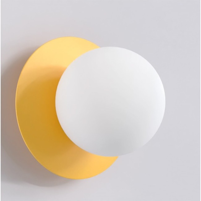 Applique mural Zalko orange.