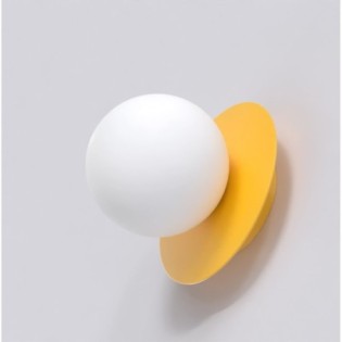 Applique mural Zalko orange.