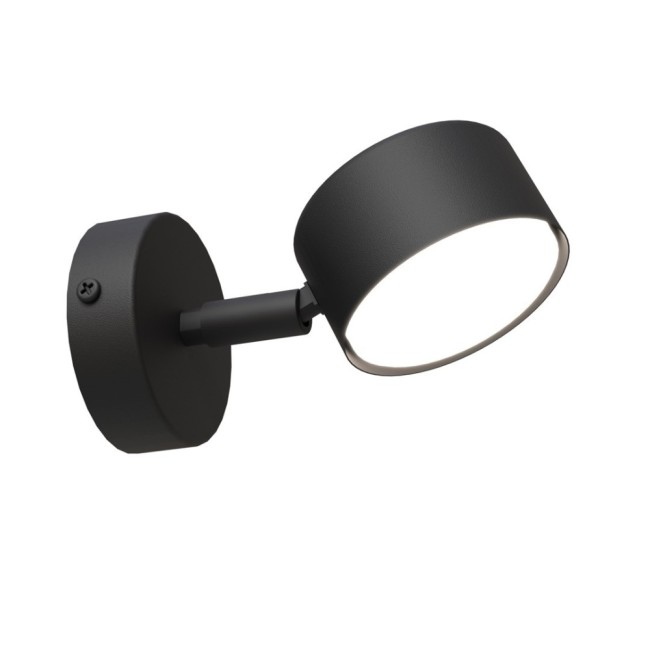 Applique mural Kelvo noir.