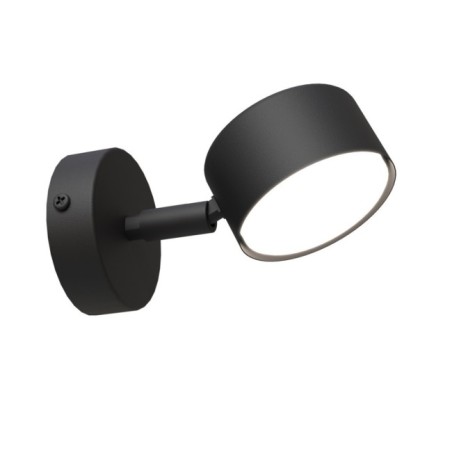 Applique mural Kelvo noir.