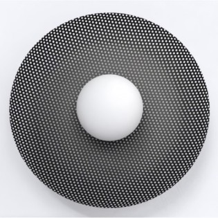 Applique mural Jovra noir.