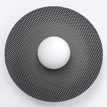 Applique mural Jovra noir.