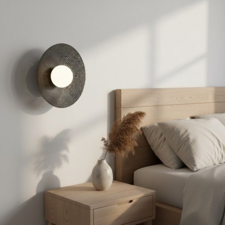 Applique mural Jovra noir.