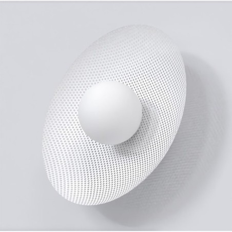 Applique mural Jovra blanc.