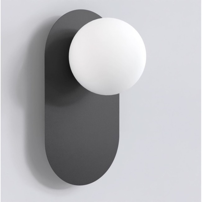 Lampe de plafond Serma noire.