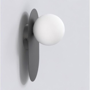 Lampe de plafond Serma noire.