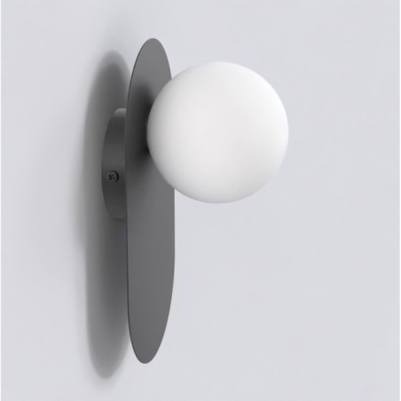 Lampe de plafond Serma noire.