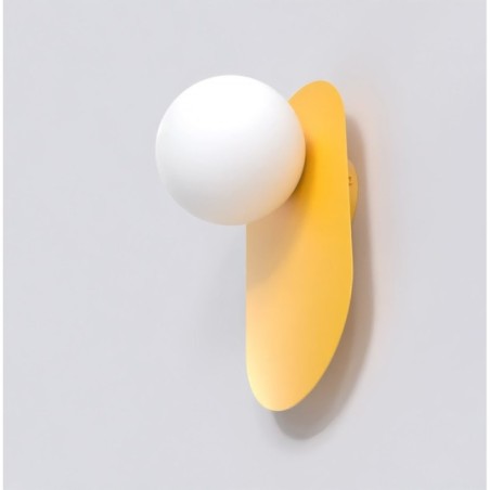 Lampe de plafond Serma orange.