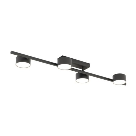Lampe de plafond Kelmi noire (4 lumières)