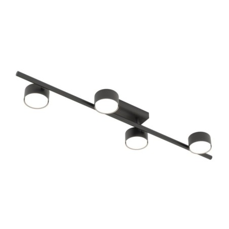 Lampe de plafond Kelmi noire (4 lumières)