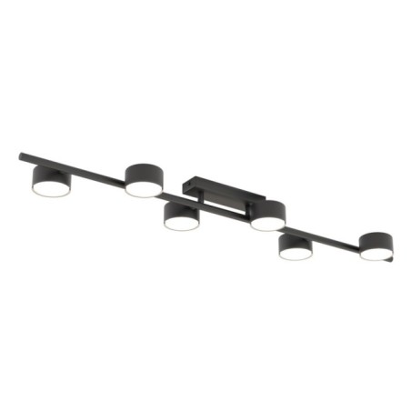 Lampe de plafond Kelmi noire (6 lumières)