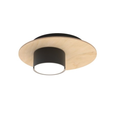Lampe de plafond Jeru noire.