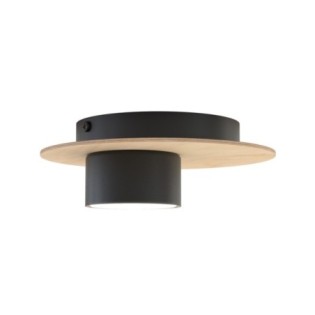 Lampe de plafond Jeru noire.