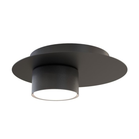 Lampe de plafond Qeri noire.