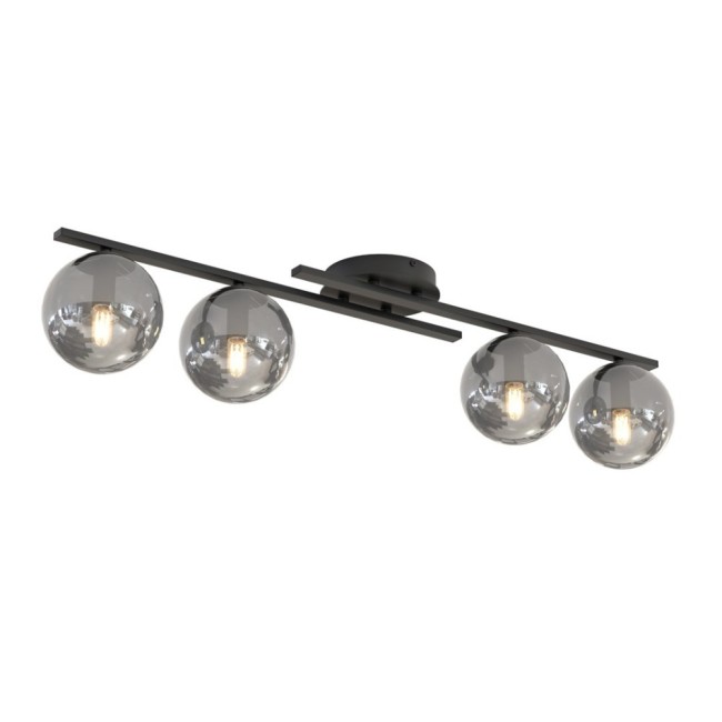 Lampe de plafond Dremo graphite (4 lumières)