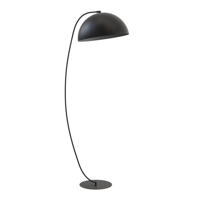 Lampe sur pied Lynox noire.