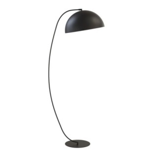 Lampe sur pied Lynox noire.