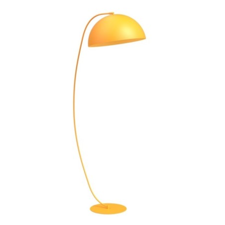Lampe sur pied Lynox orange.