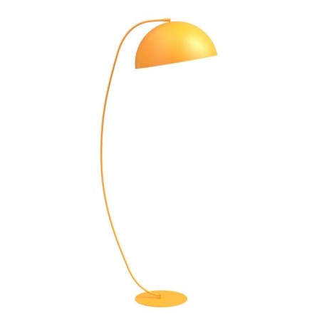 Lampe sur pied Lynox orange.