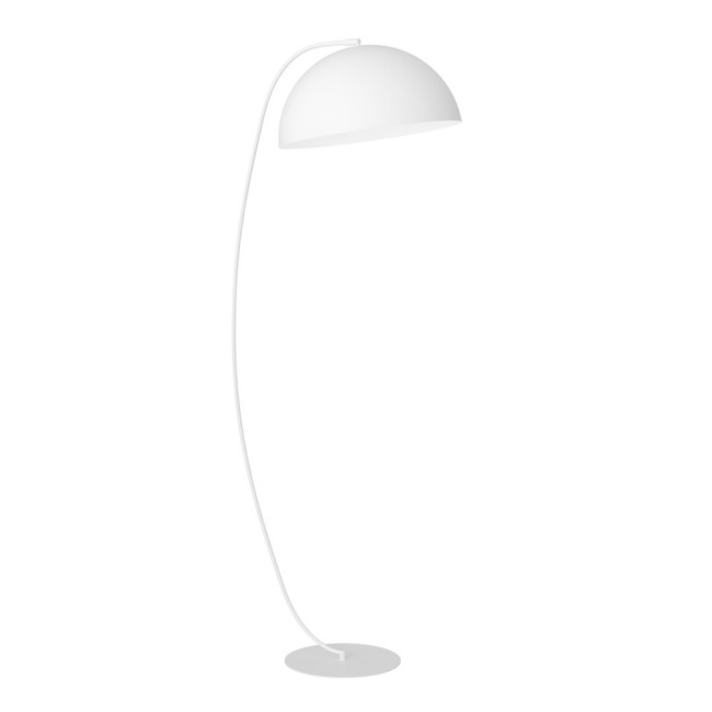 Lampe sur pied Lynox blanche.