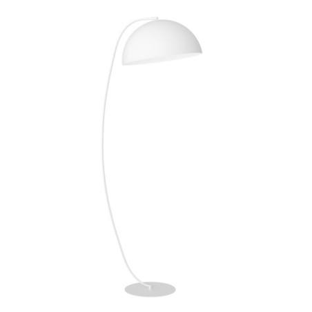 Lampe sur pied Lynox blanche.